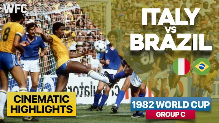 Italy 3-2 Brazil (Spain 1982 Second Round)